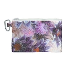 Flower Digital Art Artwork Abstract Canvas Cosmetic Bag (medium) by Wegoenart