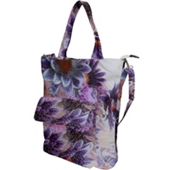 Flower Digital Art Artwork Abstract Shoulder Tote Bag