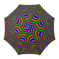 Fractal Background Pattern Color Golf Umbrellas by Wegoenart