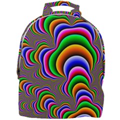 Fractal Background Pattern Color Mini Full Print Backpack