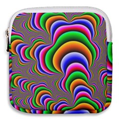 Fractal Background Pattern Color Mini Square Pouch