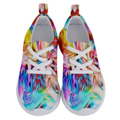 Background Drips Fluid Colorful Running Shoes by Wegoenart