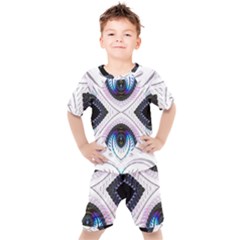 Patterns Fractal Background Digital Kid s Set by Wegoenart