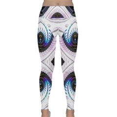 Patterns Fractal Background Digital Lightweight Velour Classic Yoga Leggings