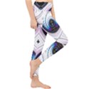 Patterns Fractal Background Digital Lightweight Velour Classic Yoga Leggings View4