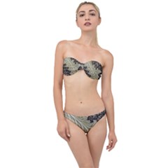 Pattern Decoration Retro Classic Bandeau Bikini Set by Wegoenart