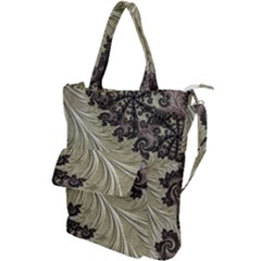 Pattern Decoration Retro Shoulder Tote Bag