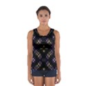 Seamless Background Abstract Vector Sport Tank Top  View1