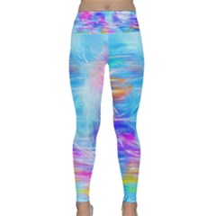 Background Drips Fluid Colorful Lightweight Velour Classic Yoga Leggings