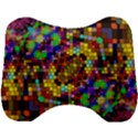 Color Mosaic Background Wall Head Support Cushion View1