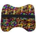 Color Mosaic Background Wall Head Support Cushion View2