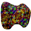 Color Mosaic Background Wall Head Support Cushion View3