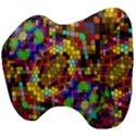 Color Mosaic Background Wall Head Support Cushion View4