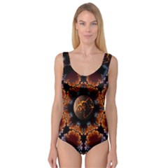 Fractal Space Fantasy Princess Tank Leotard  by Wegoenart