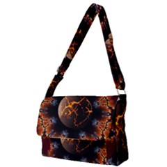 Fractal Space Fantasy Full Print Messenger Bag