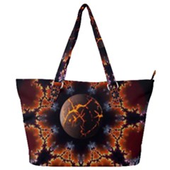 Fractal Space Fantasy Full Print Shoulder Bag