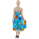 Hot Air Balloon Sky Art Watercolor High-Low Halter Chiffon Dress  View2