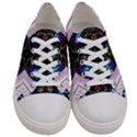 Pattern Texture Fractal Colorful Women s Low Top Canvas Sneakers View1