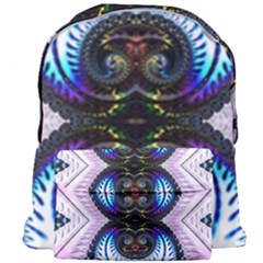 Pattern Texture Fractal Colorful Giant Full Print Backpack by Wegoenart