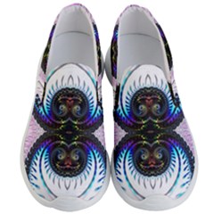 Pattern Texture Fractal Colorful Men s Lightweight Slip Ons by Wegoenart