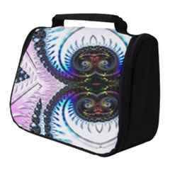 Pattern Texture Fractal Colorful Full Print Travel Pouch (small)