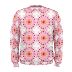 Make A Wish Banner Fractals Pink Men s Sweatshirt by Wegoenart