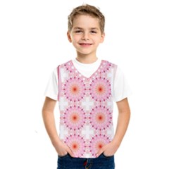 Make A Wish Banner Fractals Pink Kids  Sportswear by Wegoenart