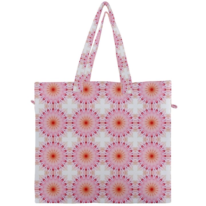 Make A Wish Banner Fractals Pink Canvas Travel Bag