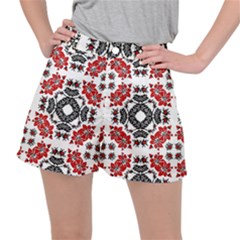 Ornament Seamless Pattern Element Stretch Ripstop Shorts