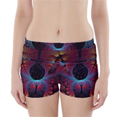 Abstract Abstracts Geometric Boyleg Bikini Wrap Bottoms by Wegoenart