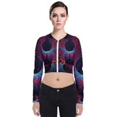 Abstract Abstracts Geometric Zip Up Bomber Jacket by Wegoenart