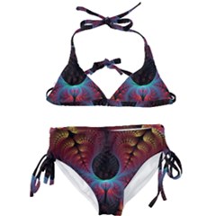 Abstract Abstracts Geometric Kids  Classic Bikini Set