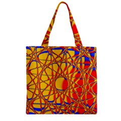 Graphic Design Graphic Design Zipper Grocery Tote Bag by Wegoenart