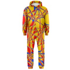 Graphic Design Graphic Design Hooded Jumpsuit (men)  by Wegoenart