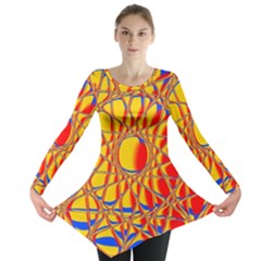 Graphic Design Graphic Design Long Sleeve Tunic  by Wegoenart