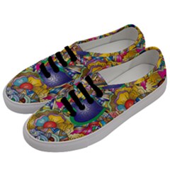 Floral Flourish Hearts Love Men s Classic Low Top Sneakers by Wegoenart