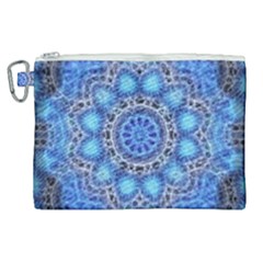 Fractal Mandala Abstract Canvas Cosmetic Bag (xl)