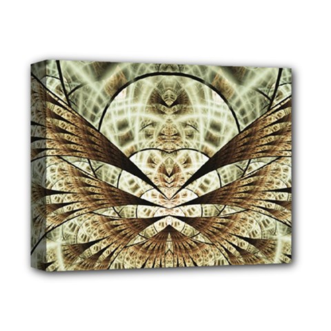 Pattern Nature Desktop Fractals Deluxe Canvas 14  X 11  (stretched) by Wegoenart