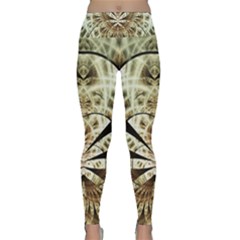 Pattern Nature Desktop Fractals Lightweight Velour Classic Yoga Leggings by Wegoenart