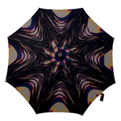 Pattern Texture Fractal Colorful Hook Handle Umbrellas (small) by Wegoenart