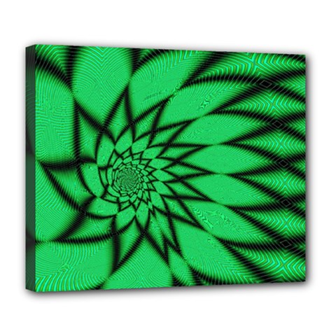 The Fourth Dimension Fractal Deluxe Canvas 24  X 20  (stretched) by Wegoenart