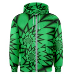 The Fourth Dimension Fractal Men s Zipper Hoodie by Wegoenart