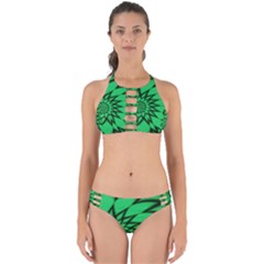 The Fourth Dimension Fractal Perfectly Cut Out Bikini Set by Wegoenart