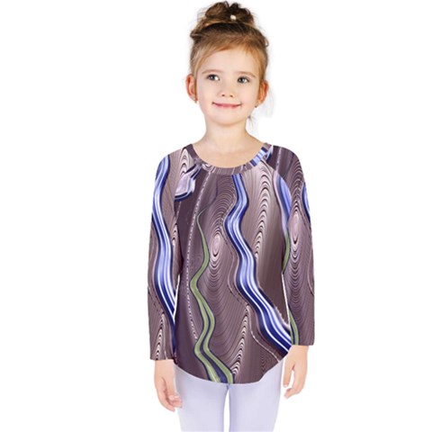 Art Design Decoration Card Color Kids  Long Sleeve Tee by Wegoenart