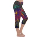 Pattern Background Wallpaper Lightweight Velour Capri Yoga Leggings View3