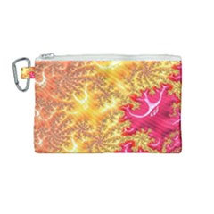 Fractal Math Mathematics Science Canvas Cosmetic Bag (medium) by Wegoenart