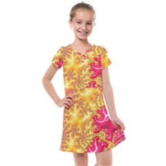 Fractal Math Mathematics Science Kids  Cross Web Dress by Wegoenart