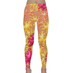 Fractal Math Mathematics Science Lightweight Velour Classic Yoga Leggings