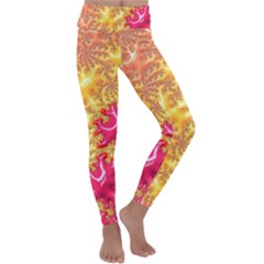 Fractal Math Mathematics Science Kids  Lightweight Velour Classic Yoga Leggings