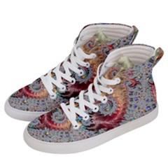 Fractal Artwork Design Pattern Men s Hi-top Skate Sneakers by Wegoenart